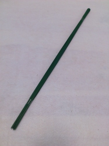 Groengelakte bloemendraad 0.9 mm 25 st.